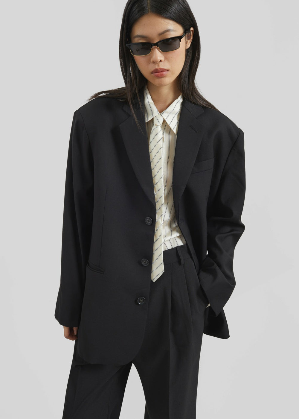 Gelso Oversized Blazer - Black