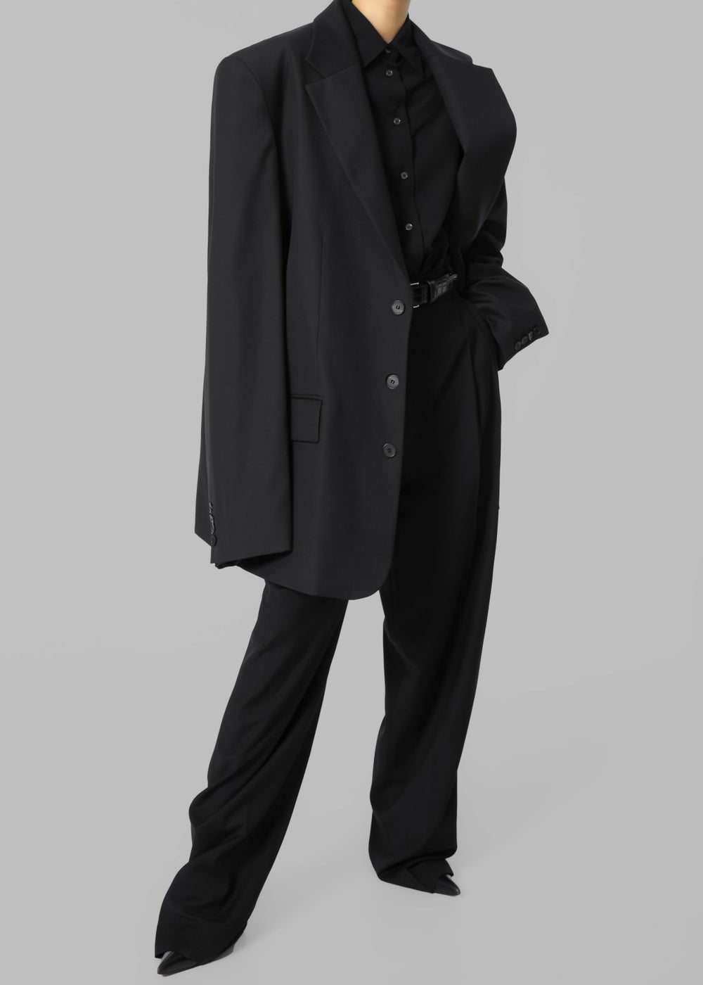 Gelso Oversized Blazer - Black