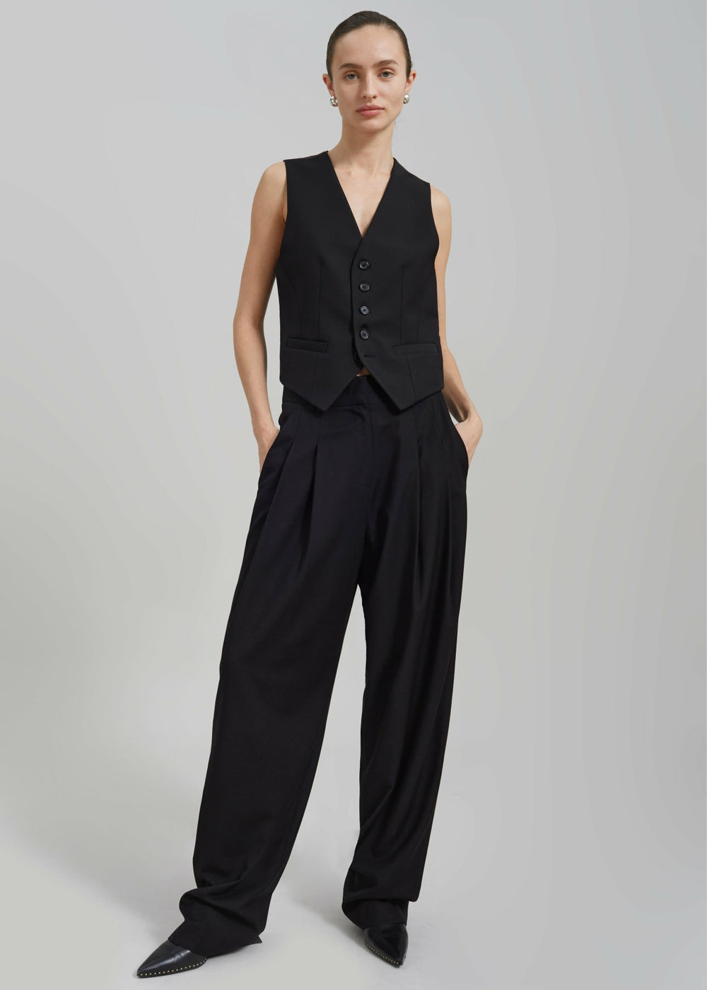 Gelso Waistcoat - Black