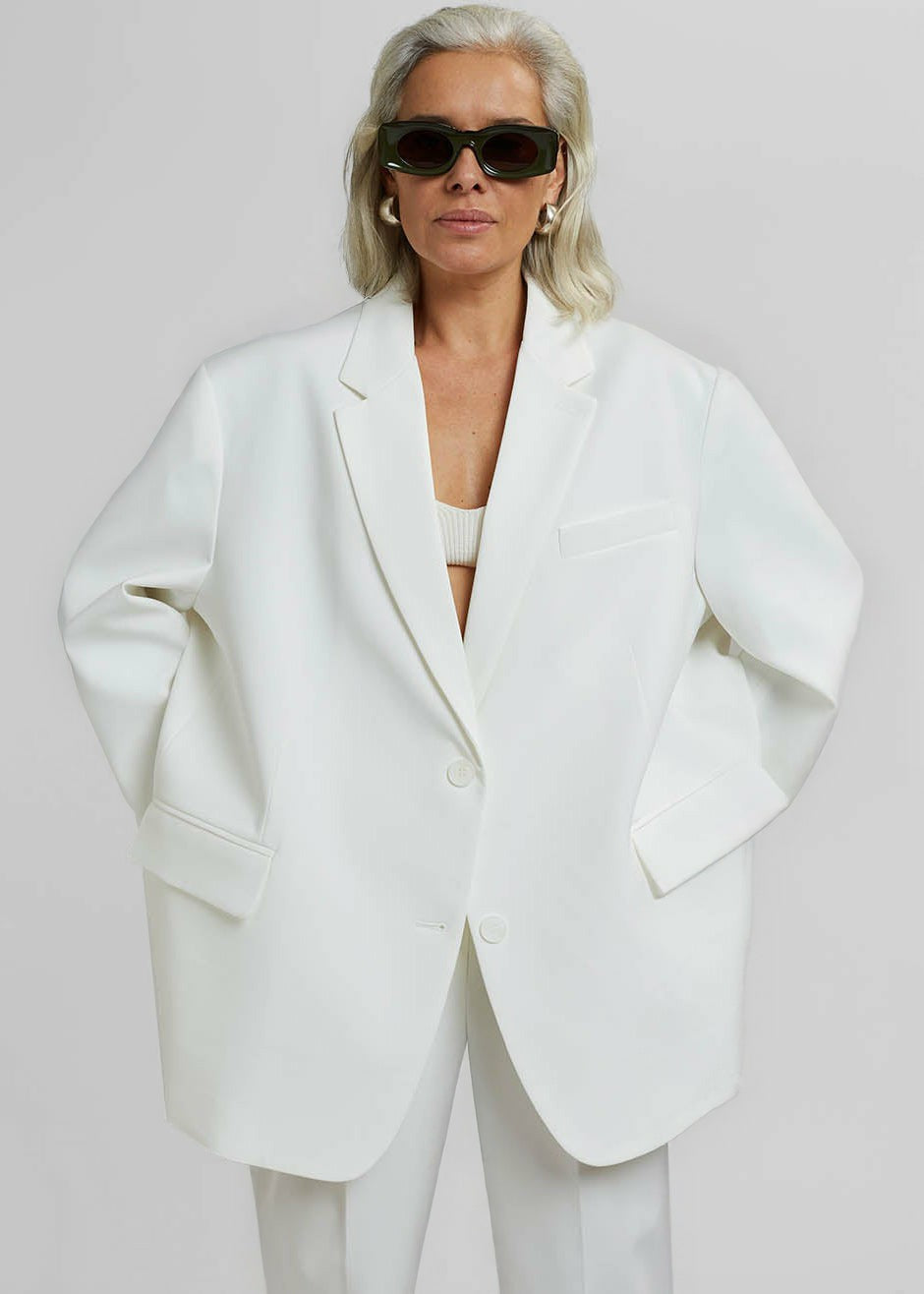 Bea Blazer - White