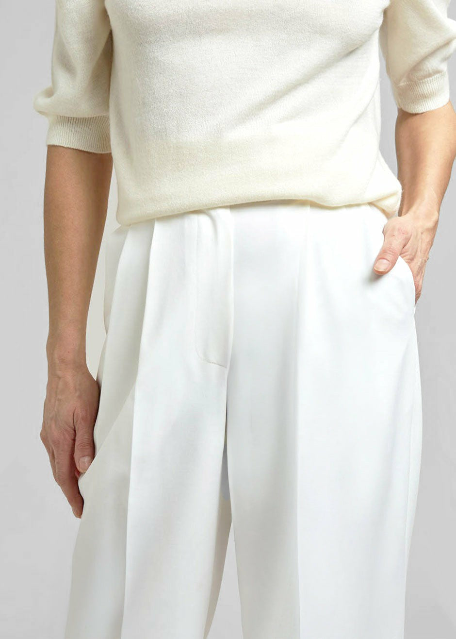 Bea Suit Pants - White
