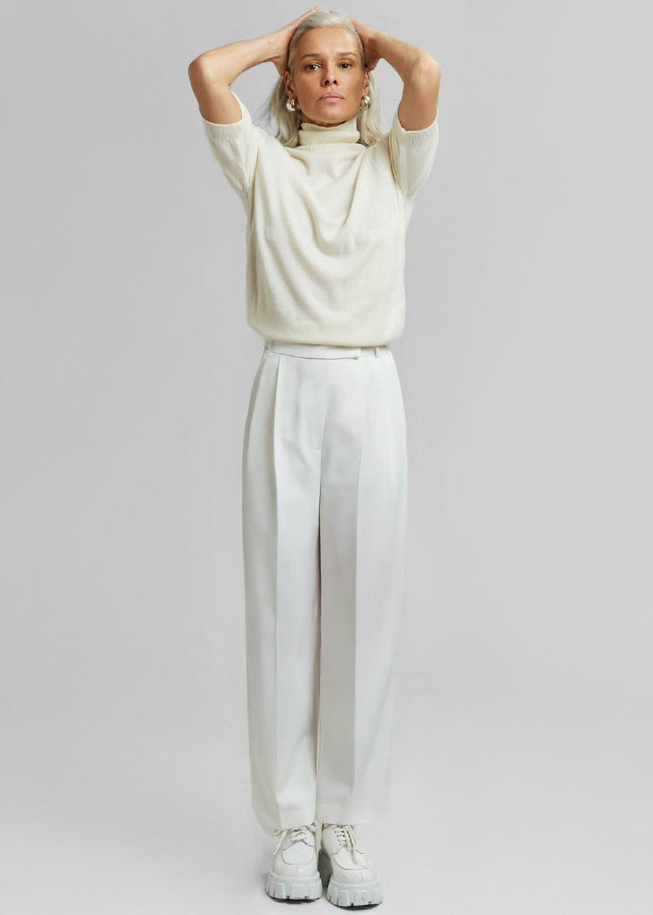 Bea Suit Pants - White