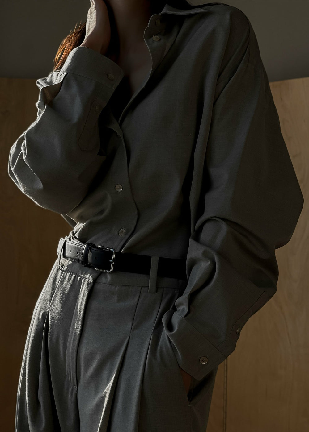 Gelso Shirt - Dark Grey Melange