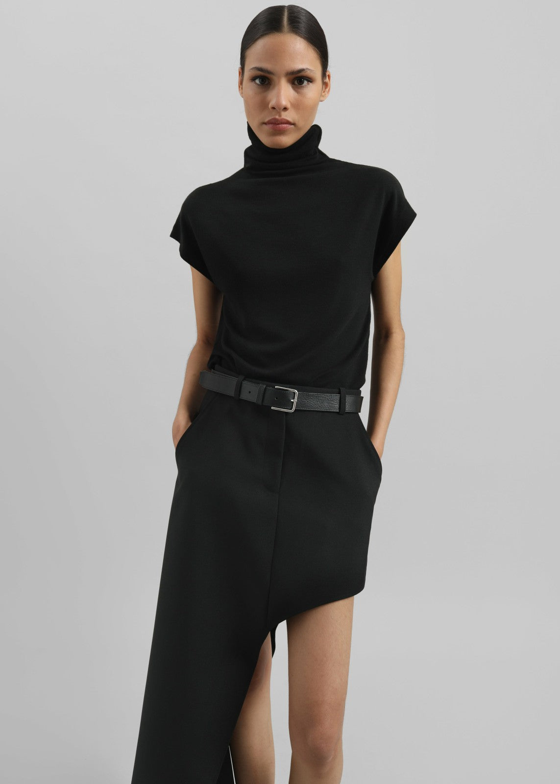 Toni Leather Belt - Black