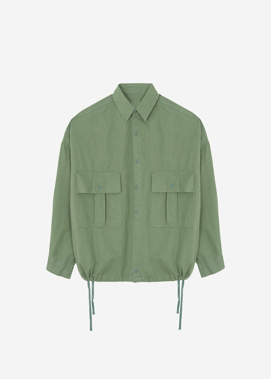 Seb Cargo Shirt - Army Green