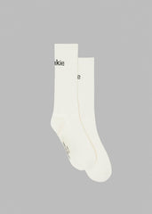 Frankie in English Ribbed Socks - Vanilla