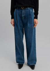Isabella Denim Pants - Medium Wash
