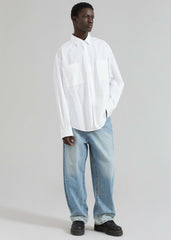 Gus Oversized Shirt - White