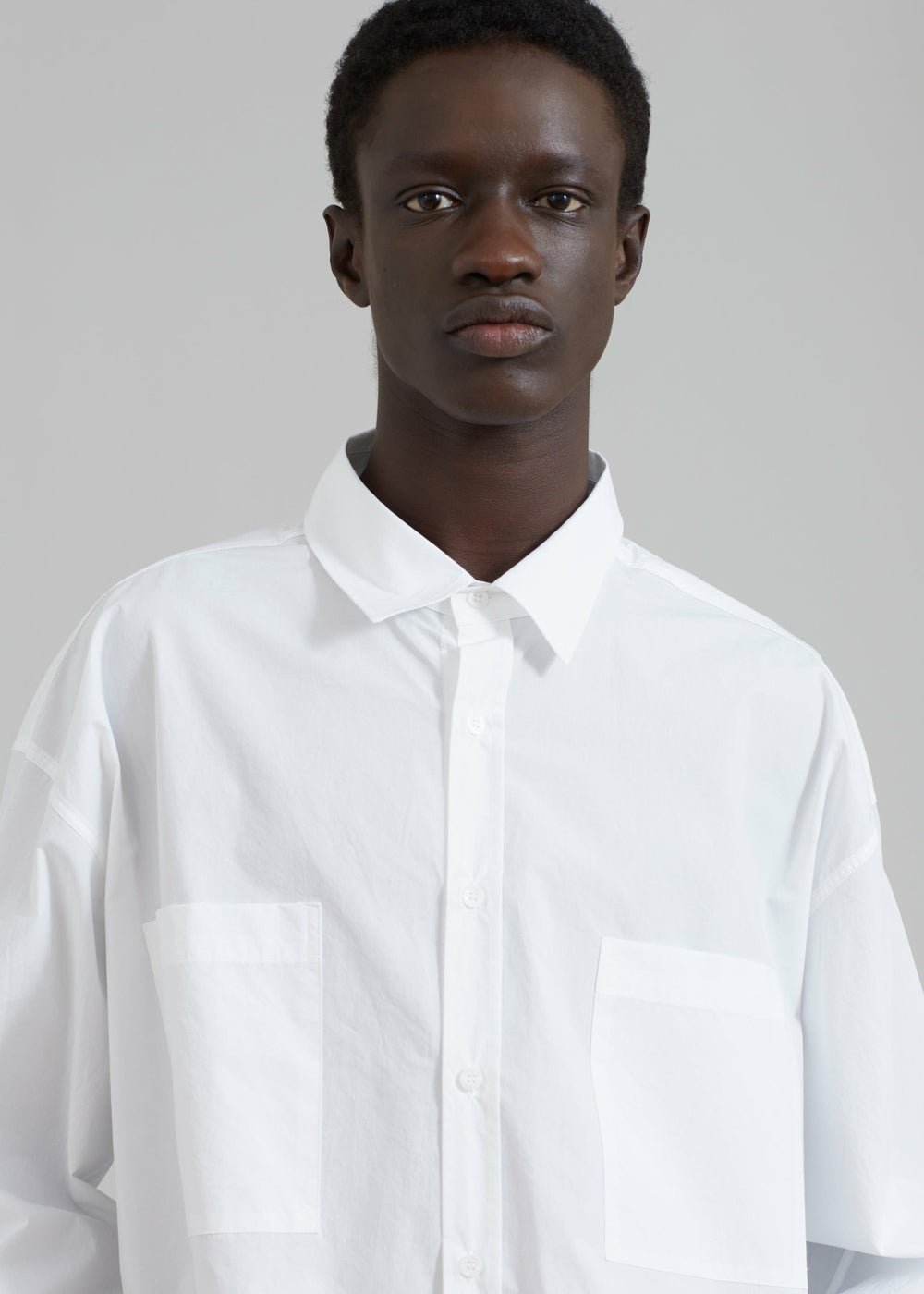 Gus Oversized Shirt - White