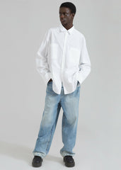 Gus Oversized Shirt - White