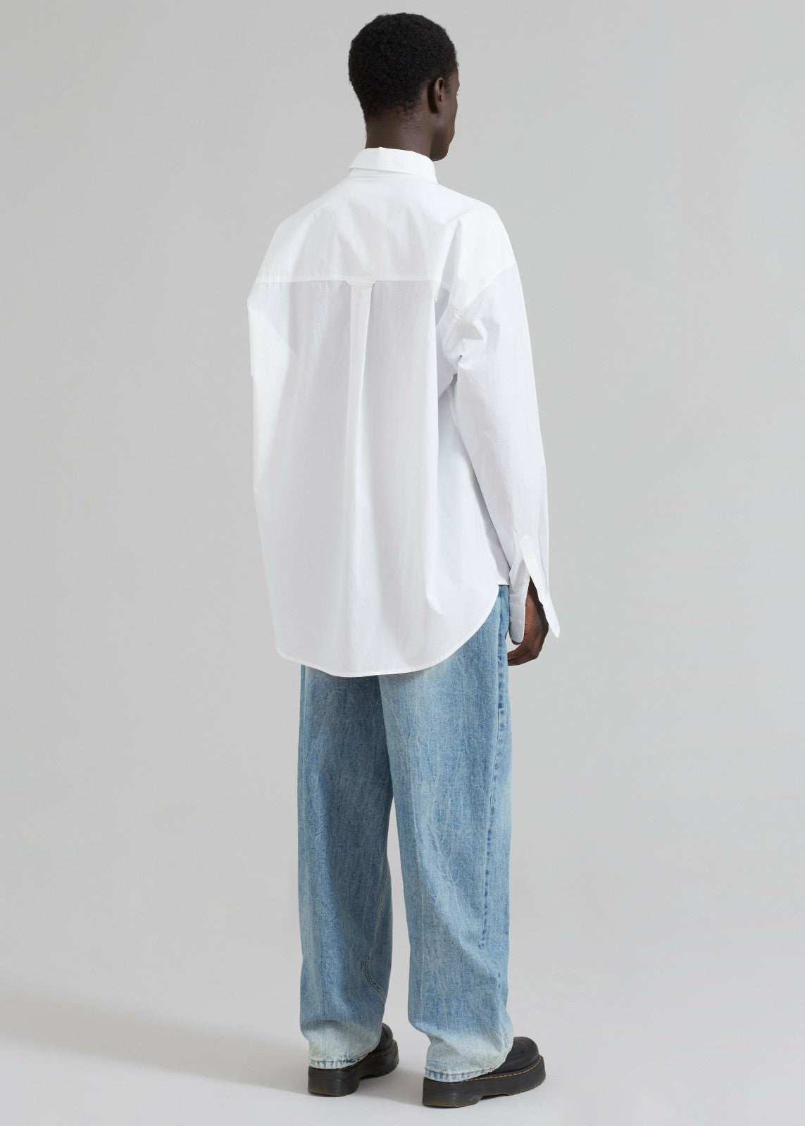 Gus Oversized Shirt - White
