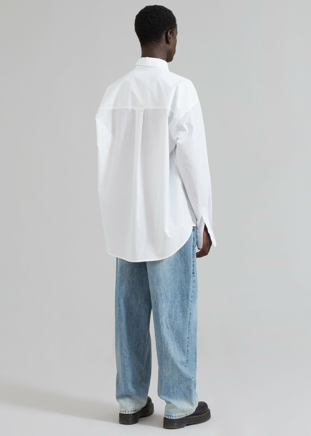 Gus Oversized Shirt - White