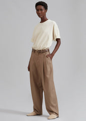 Faro Boxy Tee - Beige