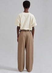 Faro Boxy Tee - Beige