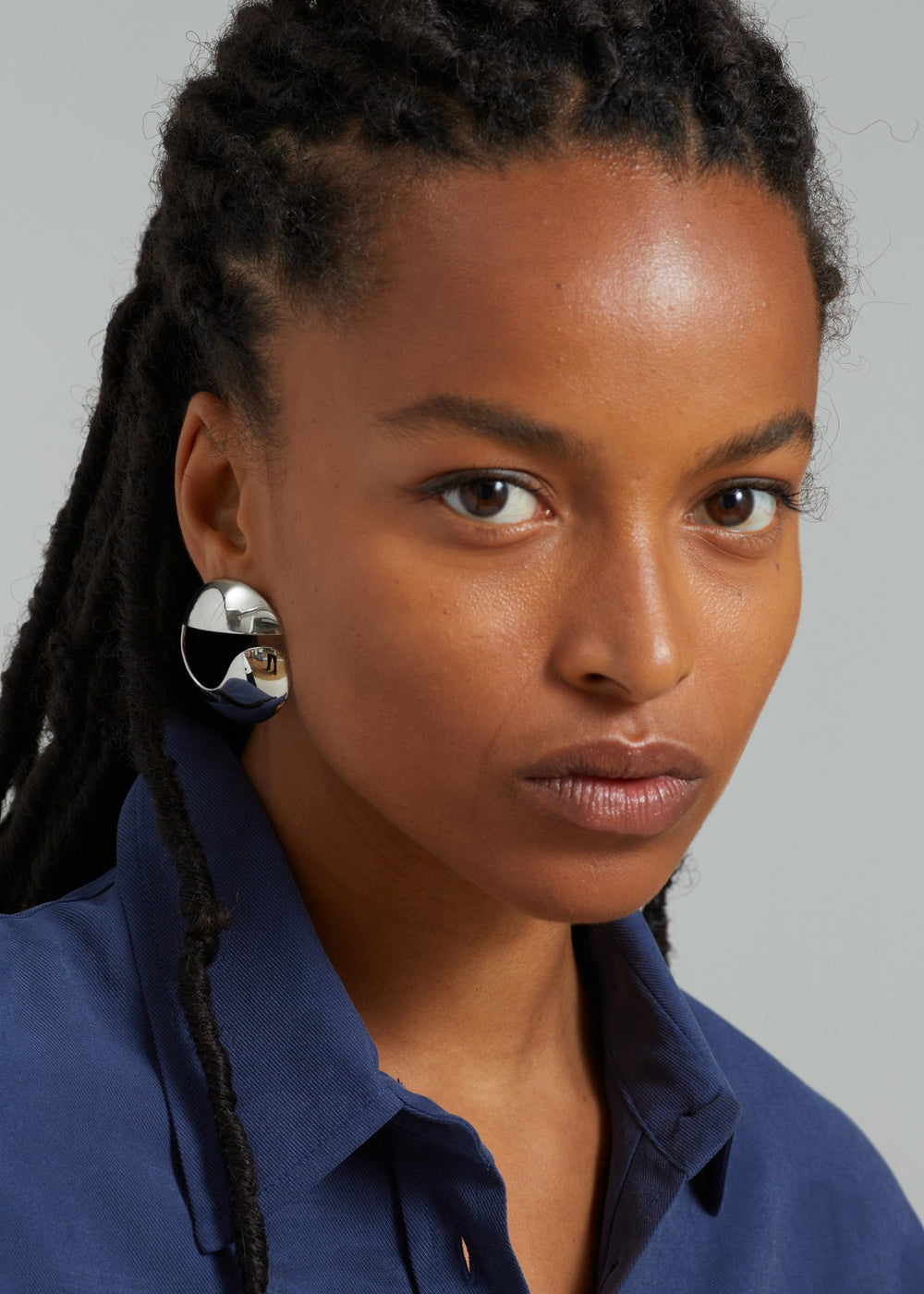 Coperni Logo Earrings - Silver
