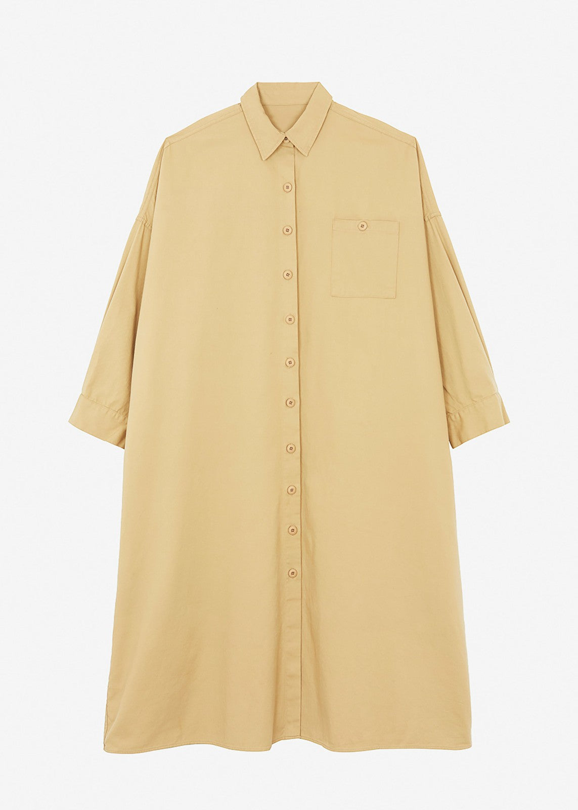 Kason Oversized Shirt Dress - Sahara
