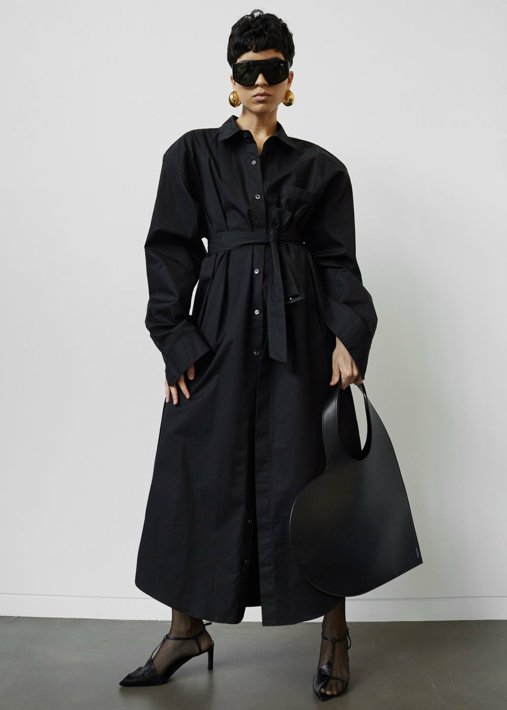 Coperni Heart Tote Bag - Black