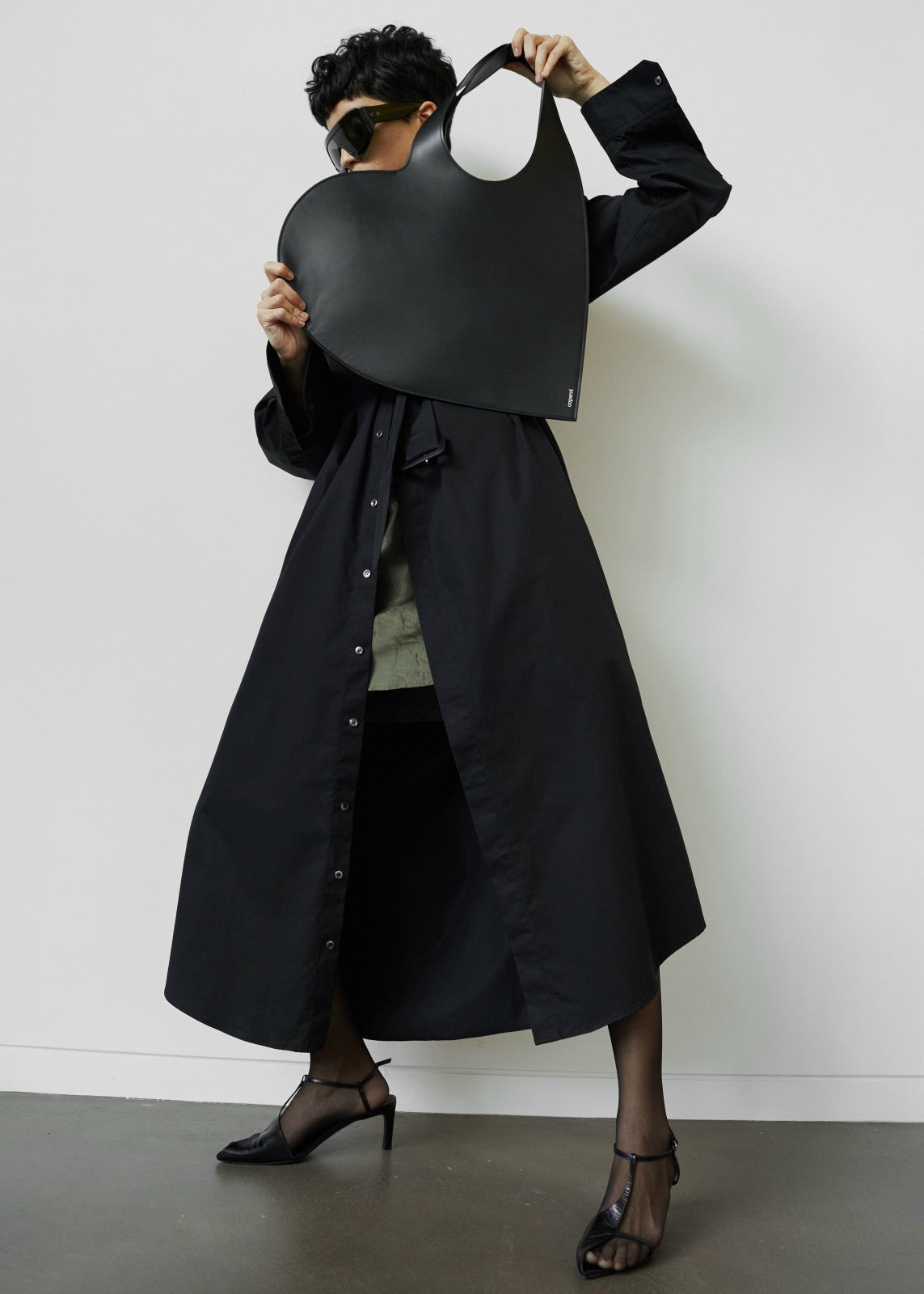 Coperni Heart Tote Bag - Black
