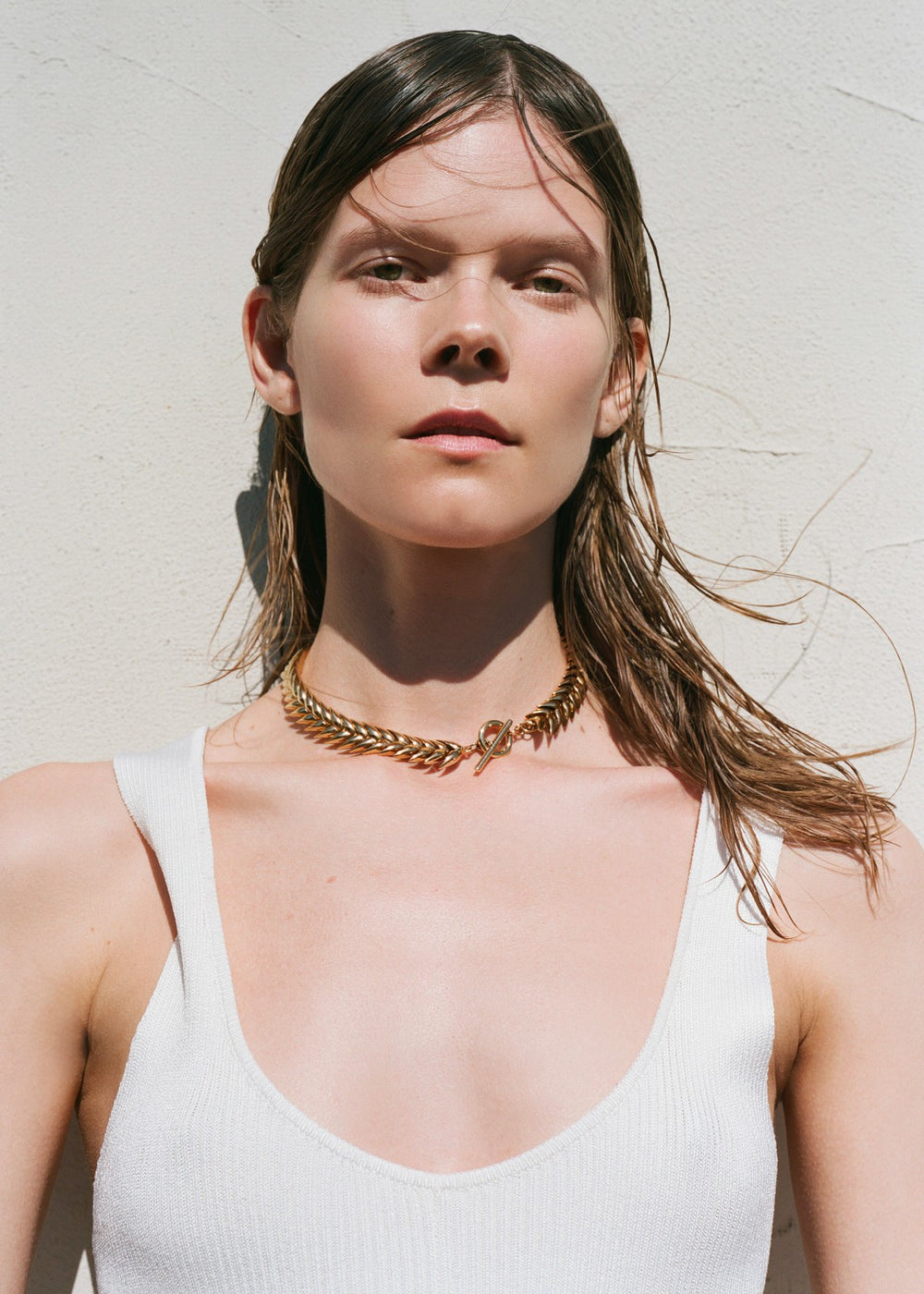 Bevza Spikelet Necklace - Gold