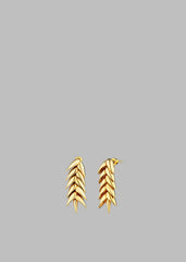 Bevza Spikelet Short Earrings - Gold