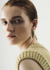 Bevza Spikelet Short Earrings - Gold