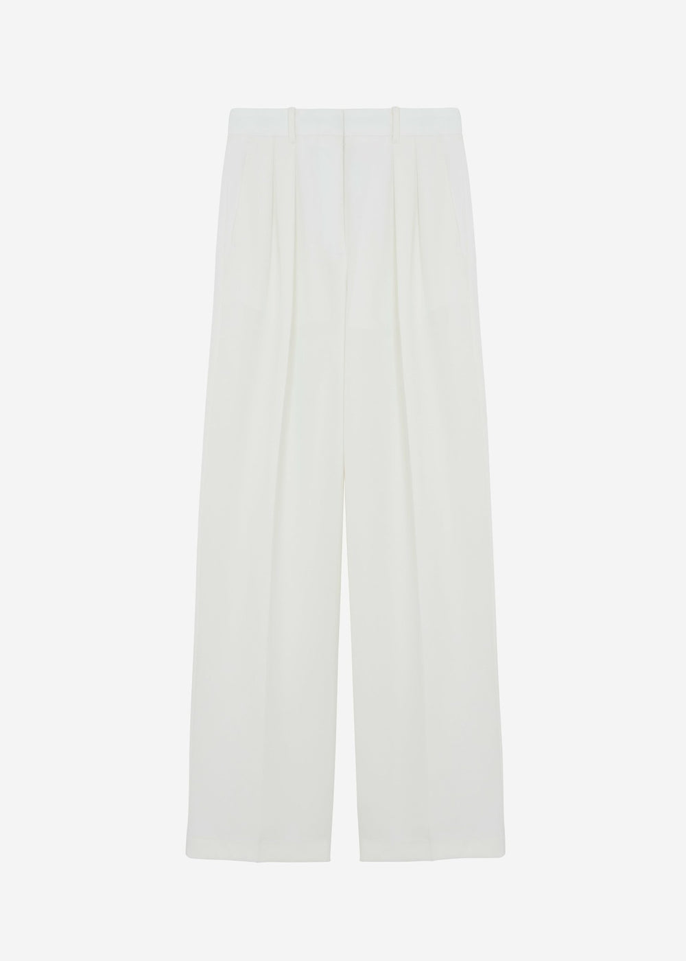 Zia Pintuck Trousers - White