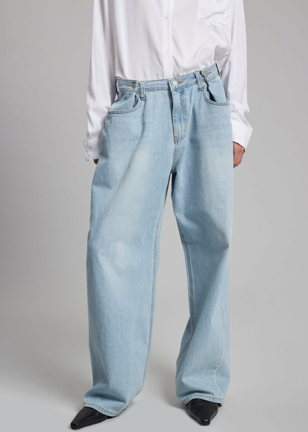 Hayla Denim Pants - Light Wash