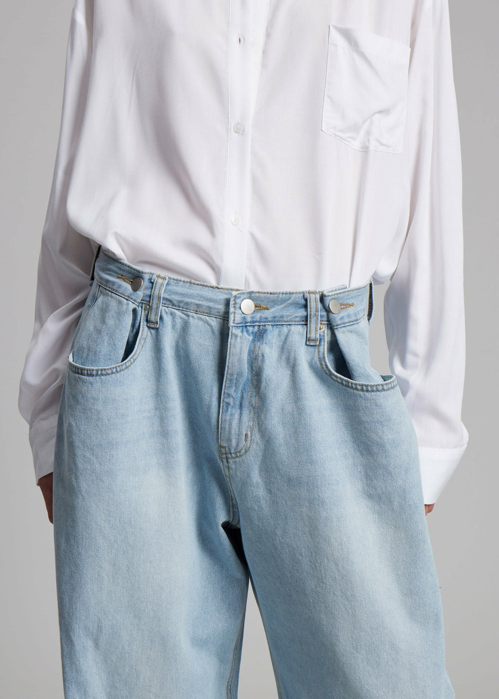 Hayla Denim Pants - Light Wash