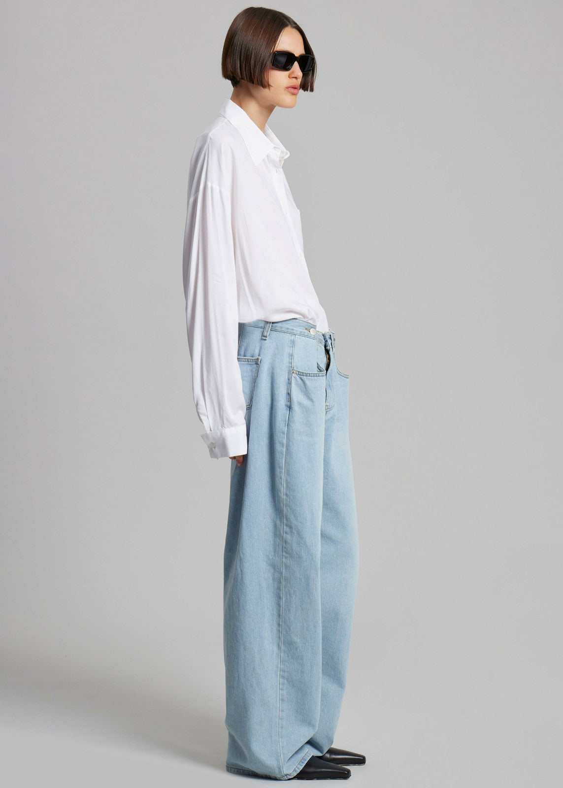 Hayla Denim Pants - Light Wash