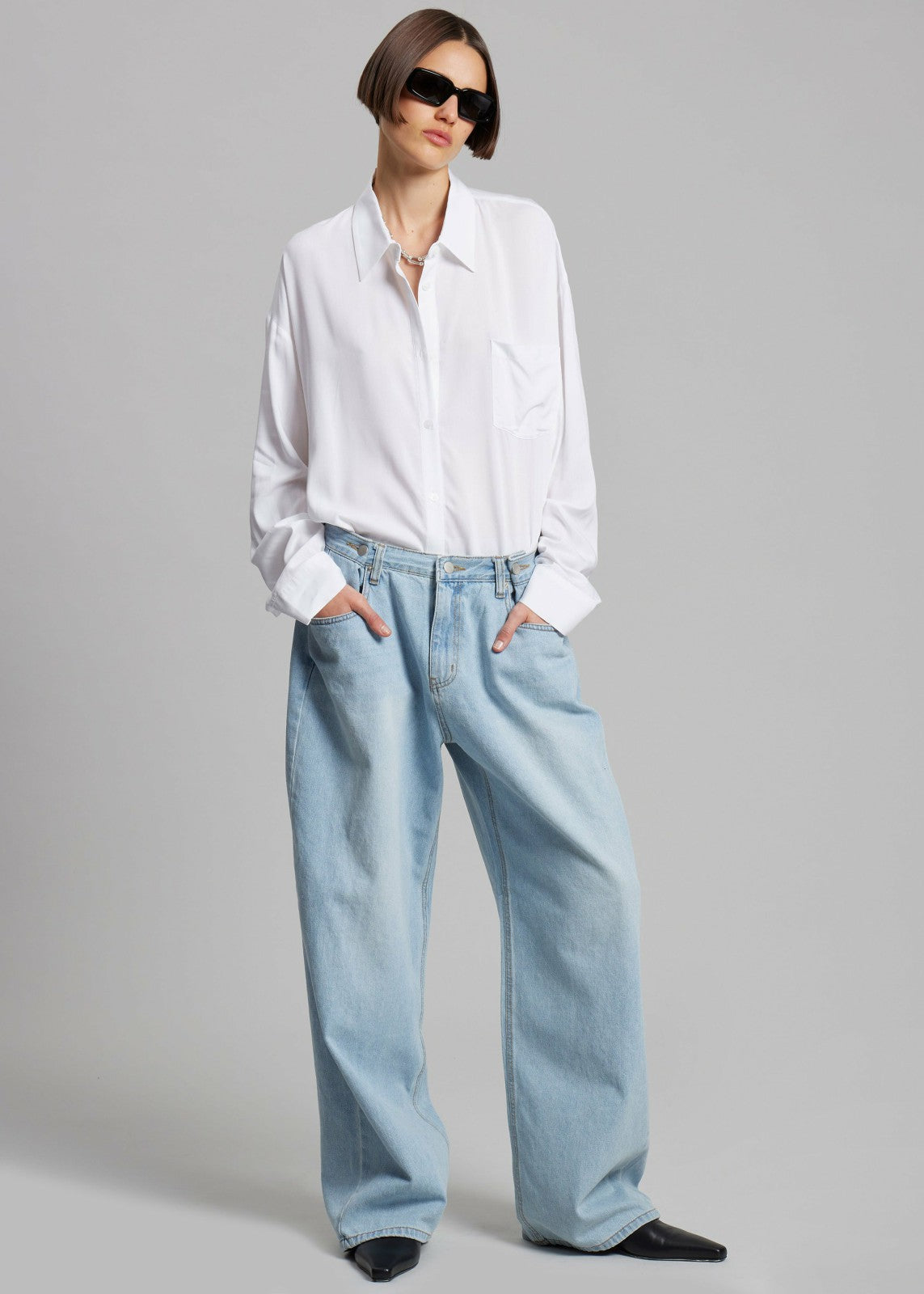 Hayla Denim Pants - Light Wash