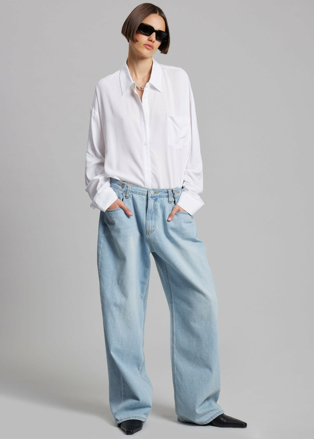 Hayla Denim Pants - Light Wash