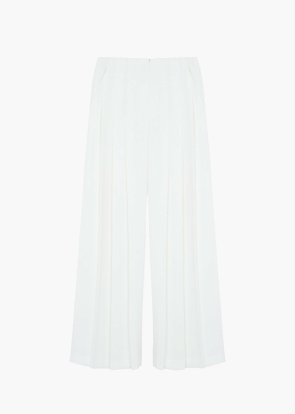 Dillon Pleated Pants - White