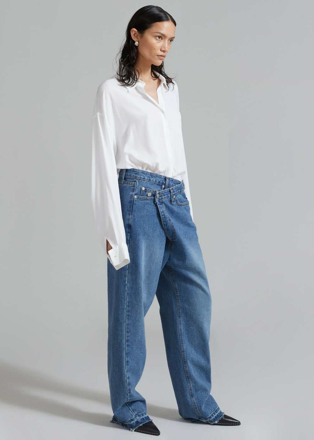 Andrea Denim Pants - Medium Wash