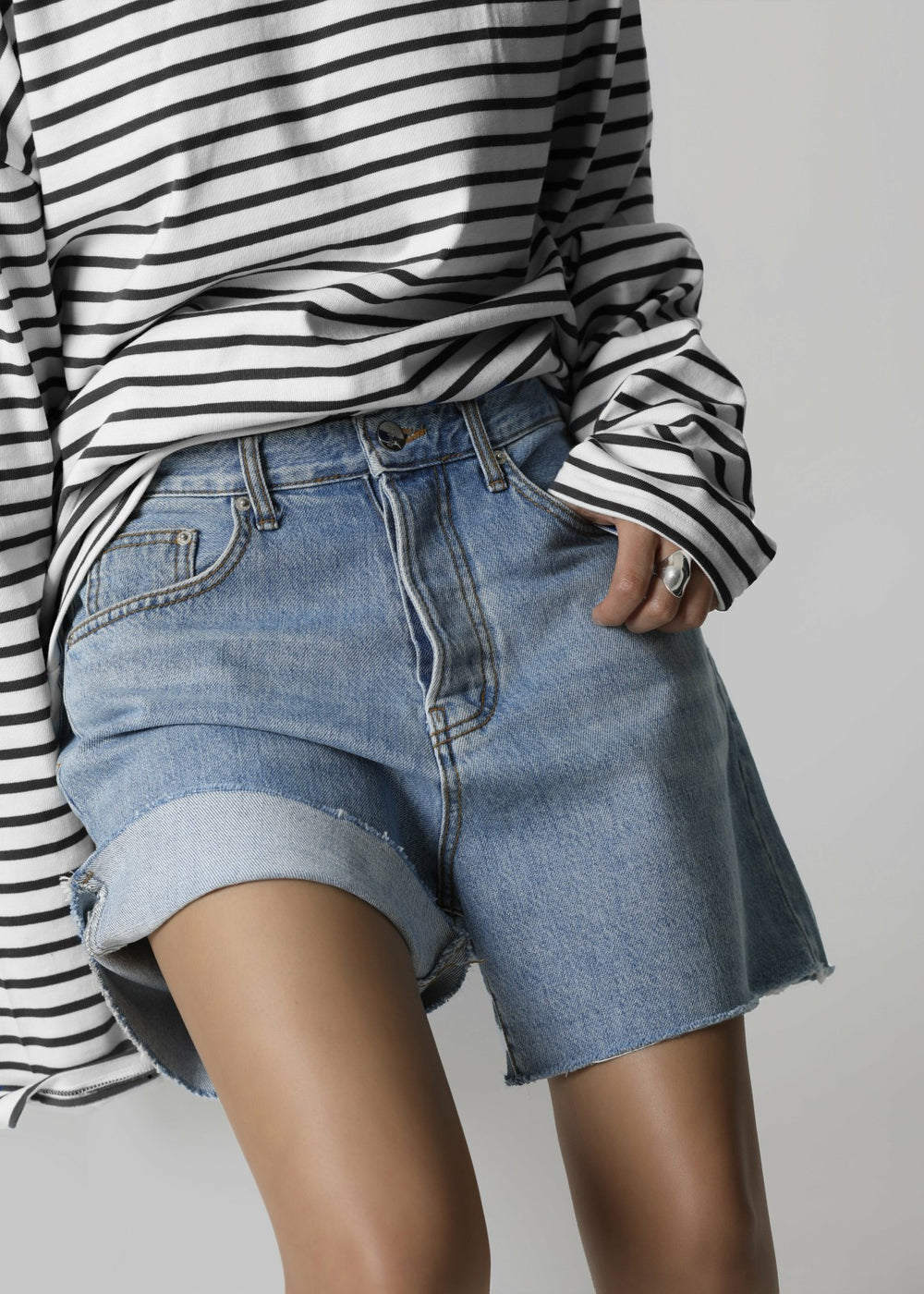 Elin Boatneck Top - Black Stripe