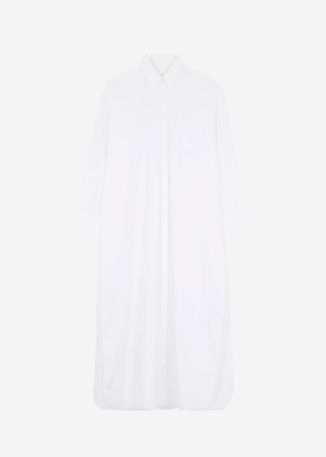 Avery Shirt Dress - White