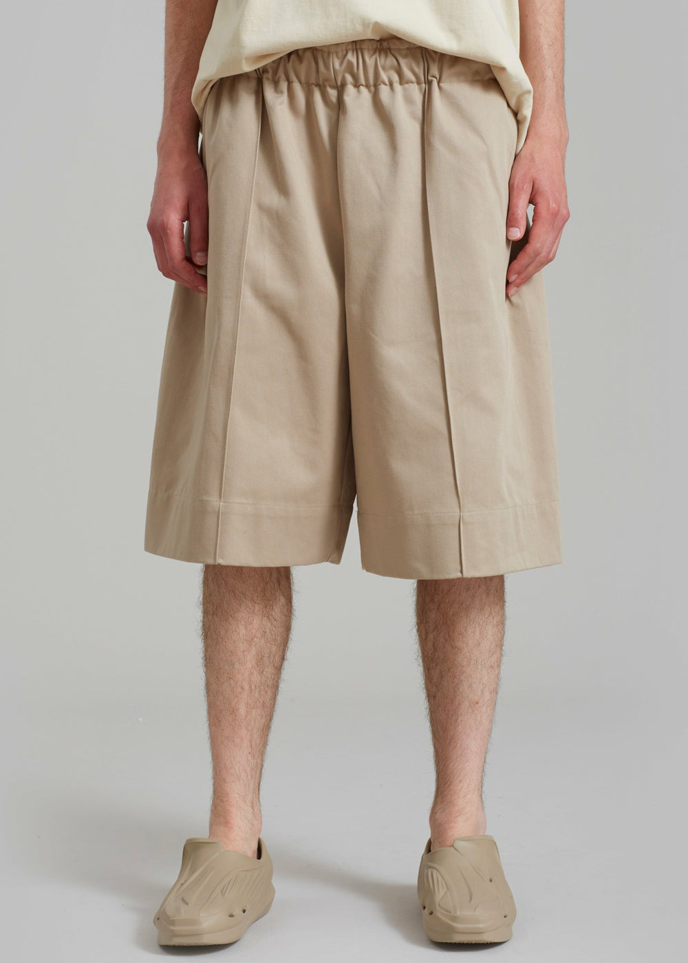 Adan Bermuda Shorts - Beige
