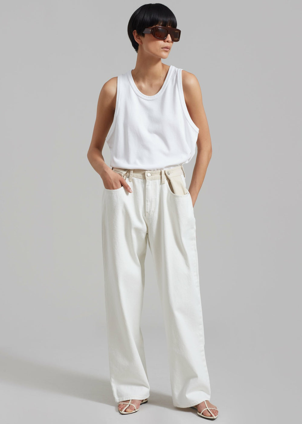Briston Boxy Tank - White
