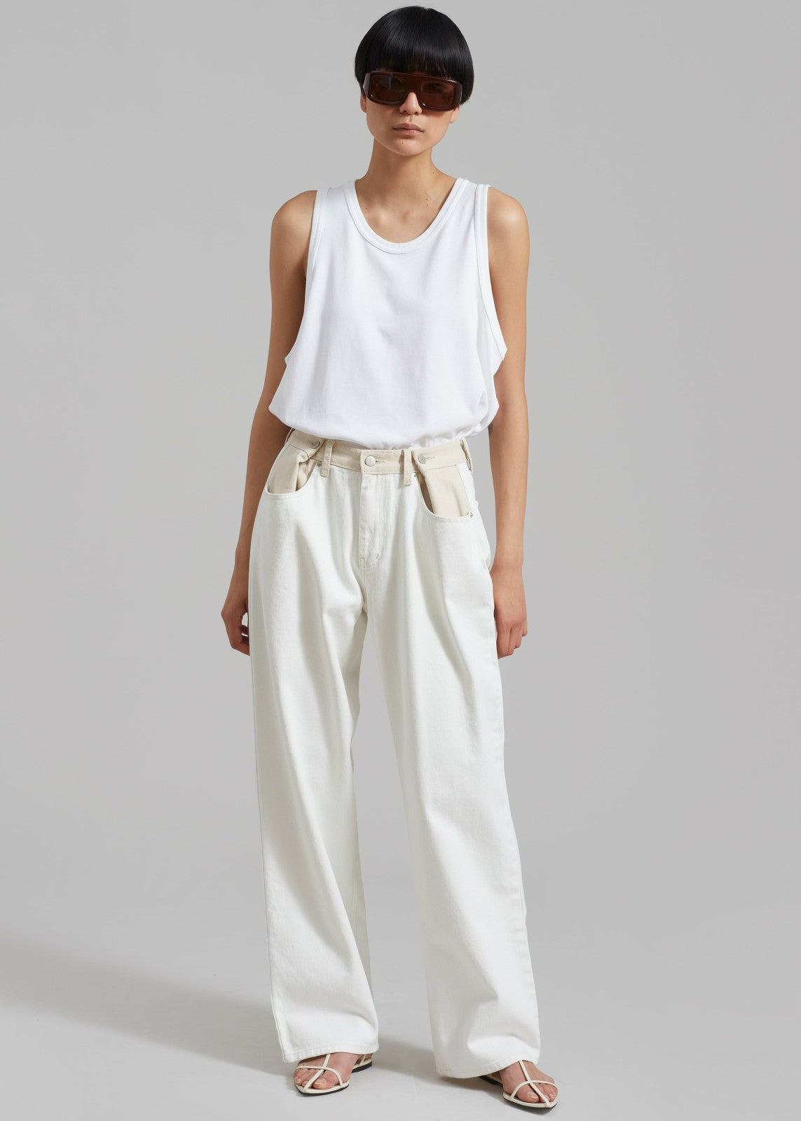 Briston Boxy Tank - White