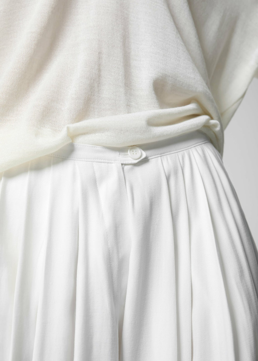 Sloane Wide Leg Trousers - White