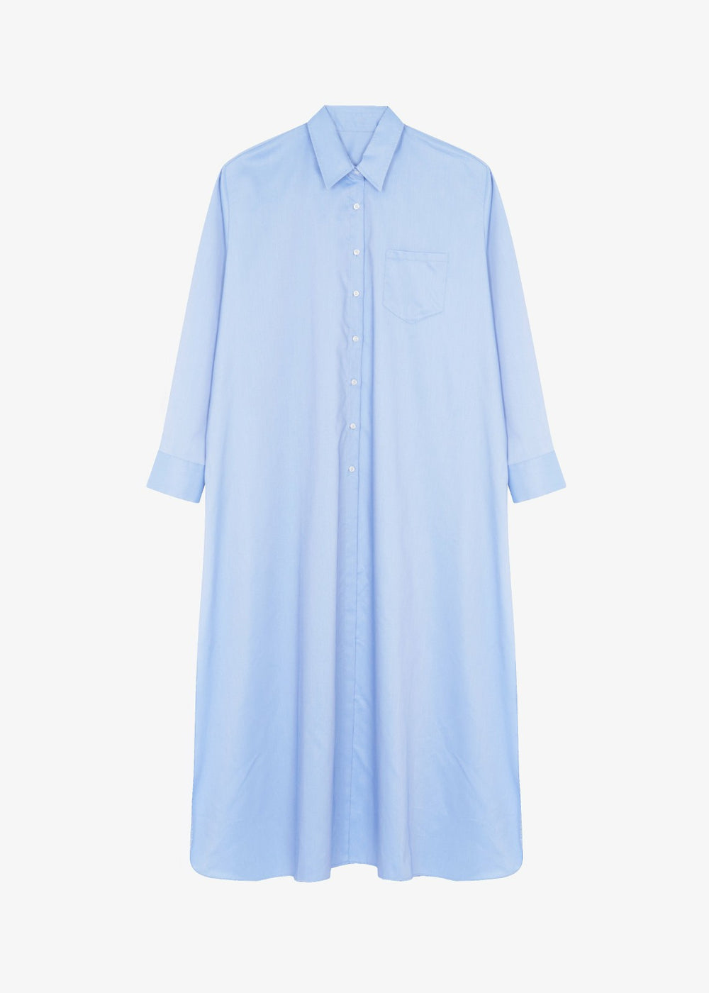 Avery Shirt Dress - Blue