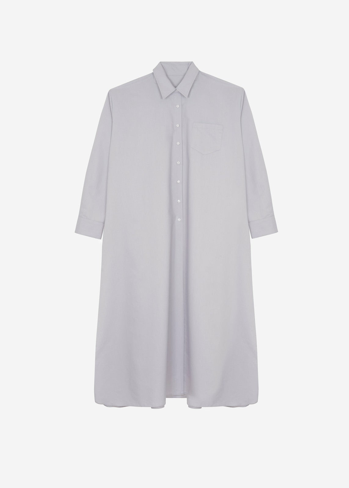 Avery Shirt Dress - Grey