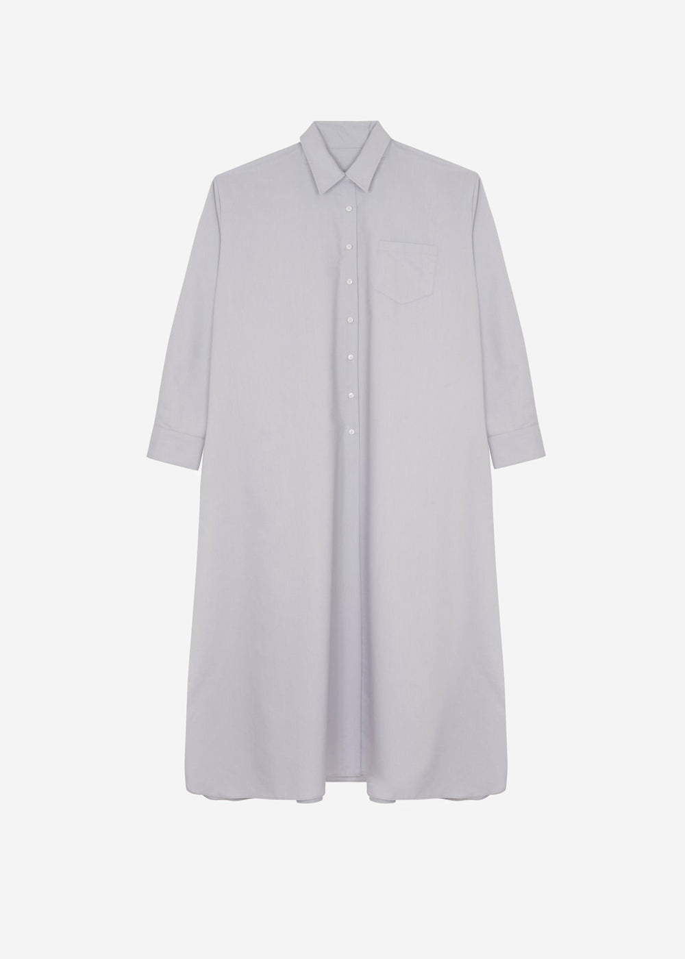 Avery Shirt Dress - Grey