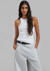 Ophelia Rib Tank Top - White