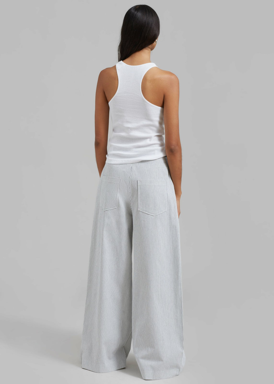 Ophelia Rib Tank Top - White