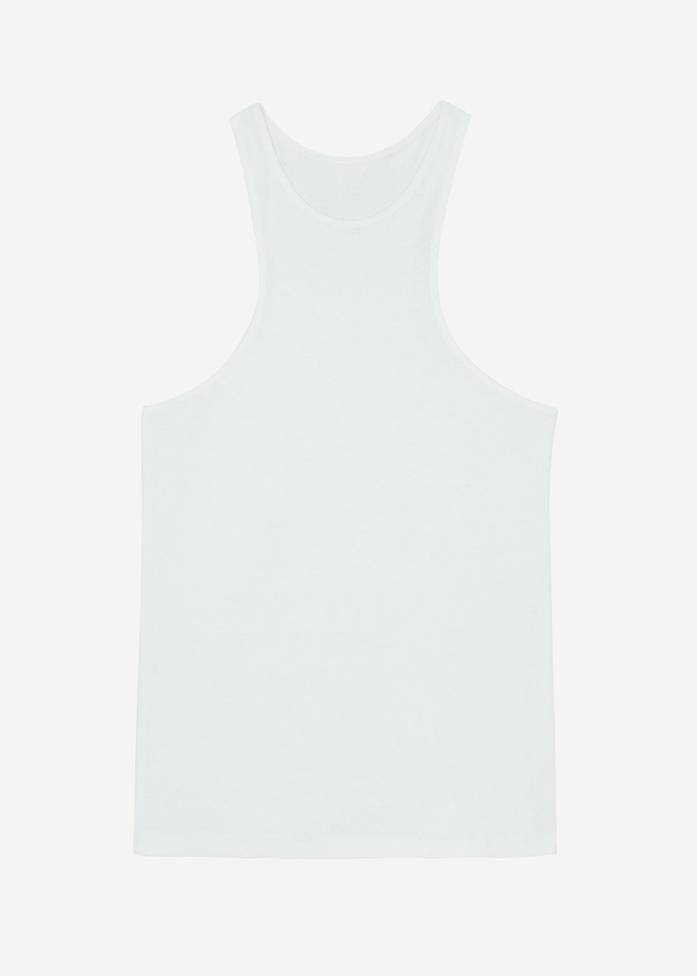 Ophelia Rib Tank Top - White