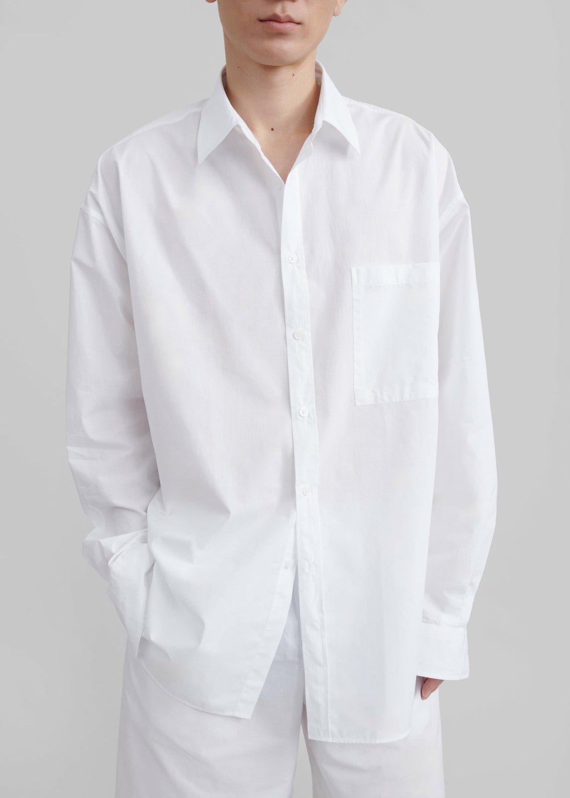 Matthias Oversized Shirt - White