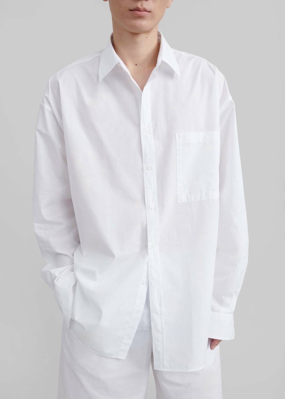 Matthias Oversized Shirt - White
