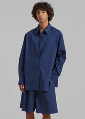 Matthias Oversized Shirt - Navy