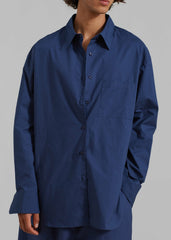 Matthias Oversized Shirt - Navy