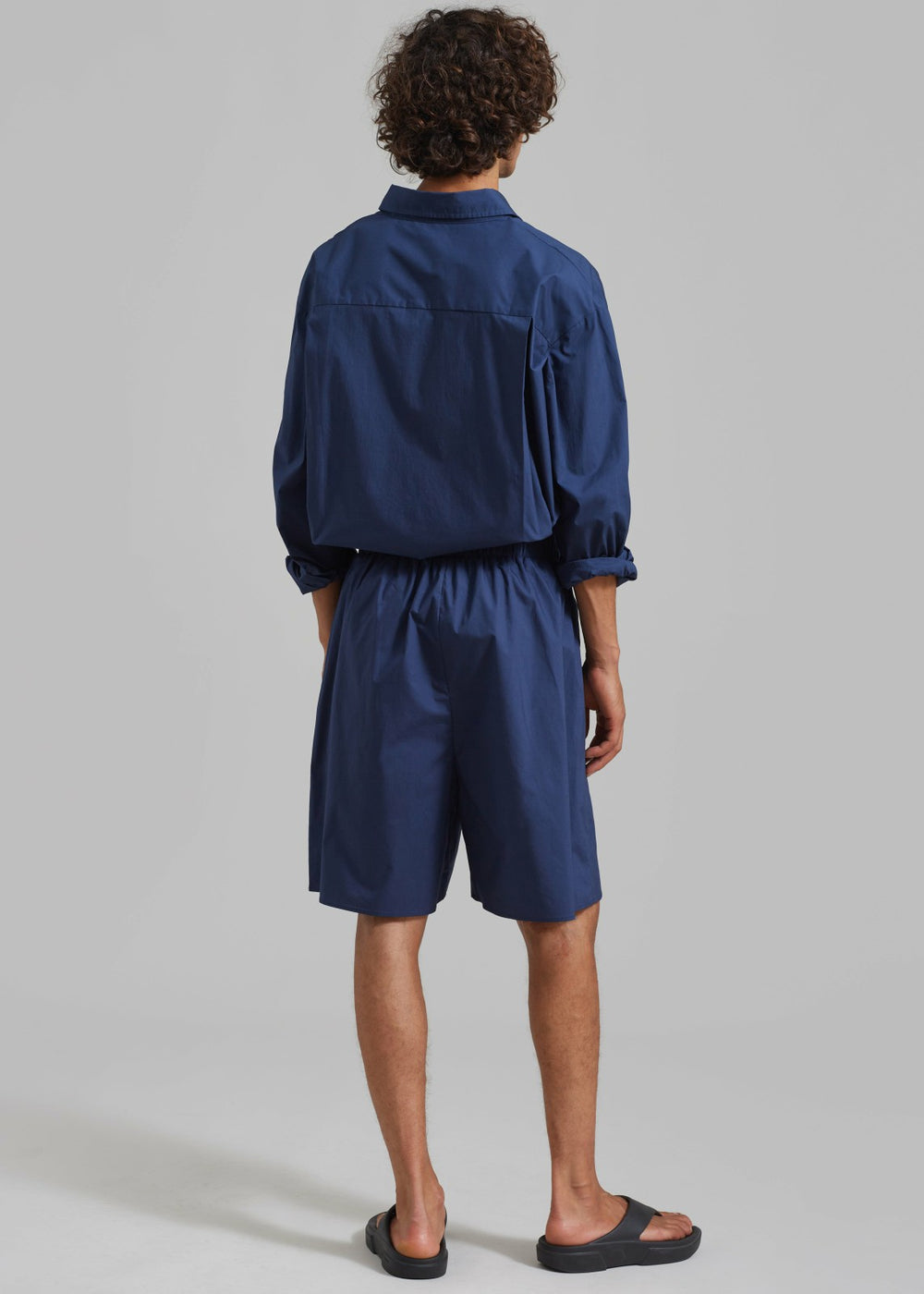 Matthias Oversized Shirt - Navy